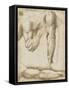 Trois études de bras: un plié, un pendant et un tendu-Bartolomeo Passarotti-Framed Stretched Canvas