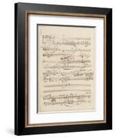 Trois études de concert. Piano. S 144 : page 4-Franz Liszt-Framed Giclee Print