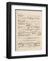 Trois études de concert. Piano. S 144 : page 4-Franz Liszt-Framed Giclee Print