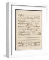 Trois études de concert. Piano. S 144 : page 4-Franz Liszt-Framed Giclee Print