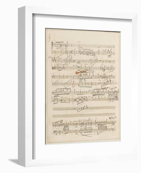 Trois études de concert. Piano. S 144 : page 4-Franz Liszt-Framed Giclee Print