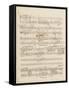 Trois études de concert. Piano. S 144 : page 4-Franz Liszt-Framed Stretched Canvas