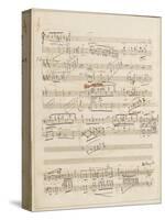 Trois études de concert. Piano. S 144 : page 4-Franz Liszt-Stretched Canvas