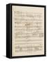 Trois études de concert. Piano. S 144 : page 4-Franz Liszt-Framed Stretched Canvas