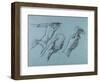 Trois Etudes De Mains (Three Studies of Hands), C. 1876-Thomas Couture-Framed Giclee Print