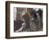 Trois filles assises de dos-Edgar Degas-Framed Giclee Print