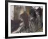 Trois filles assises de dos-Edgar Degas-Framed Giclee Print