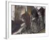 Trois filles assises de dos-Edgar Degas-Framed Giclee Print