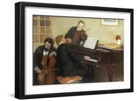 Trois Musiciens, c.1906-Henry Caro-Delvaille-Framed Premium Giclee Print