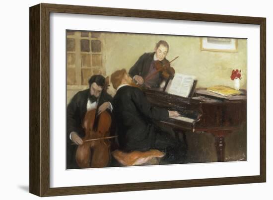 Trois Musiciens, c.1906-Henry Caro-Delvaille-Framed Giclee Print