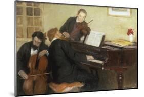 Trois Musiciens, c.1906-Henry Caro-Delvaille-Mounted Giclee Print