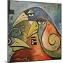 Trois Oiseaux-Tim Nyberg-Mounted Premium Giclee Print