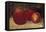 Trois pommes rouges-Gustave Courbet-Framed Stretched Canvas