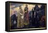 Trois Reines Du Royaume Souterrain. Peinture De Viktor Mikhaylovich Vasnetsov (1848-1926), Huile Su-Victor Mikhailovich Vasnetsov-Framed Stretched Canvas