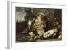 Trois singes voleurs de fruits-Frans Snyders-Framed Giclee Print