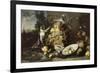 Trois singes voleurs de fruits-Frans Snyders-Framed Giclee Print