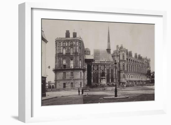 Trois vues du château de Saint-Germain-en-Laye et de l'église-Charles Marville-Framed Giclee Print