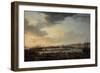 Troisième vue de Toulon, vue du vieux port, prise du côté des magasins au vivres-Claude Joseph Vernet-Framed Giclee Print