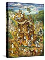 Trojan Cats-Bill Bell-Stretched Canvas