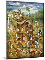 Trojan Cats-Bill Bell-Mounted Giclee Print