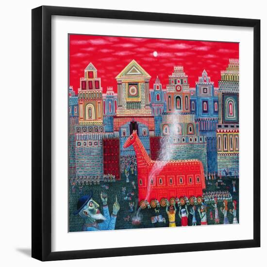 Trojan Horse, 2006-Tamas Galambos-Framed Giclee Print