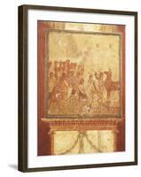 Trojan Horse from House of Menander, Pompeii, Campania-null-Framed Giclee Print