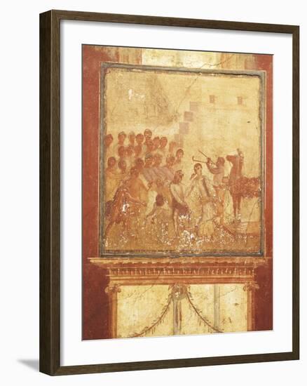 Trojan Horse from House of Menander, Pompeii, Campania-null-Framed Giclee Print