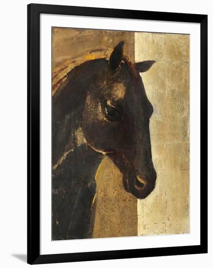 Trojan Horse I Gold-Albena Hristova-Framed Art Print