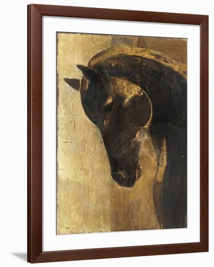 Trojan Horse II Gold-Albena Hristova-Framed Art Print