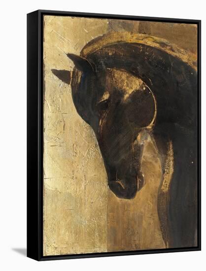 Trojan Horse II Gold-Albena Hristova-Framed Stretched Canvas