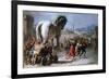 Trojan Horse-Giovanni Domenico Tiepolo-Framed Giclee Print