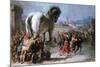Trojan Horse-Giovanni Domenico Tiepolo-Mounted Giclee Print