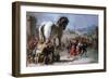 Trojan Horse-Giovanni Domenico Tiepolo-Framed Giclee Print