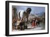 Trojan Horse-Giovanni Domenico Tiepolo-Framed Giclee Print