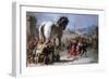 Trojan Horse-Giovanni Domenico Tiepolo-Framed Giclee Print