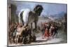 Trojan Horse-Giovanni Domenico Tiepolo-Mounted Giclee Print