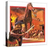 Trojan Horse-Andrew Howat-Stretched Canvas