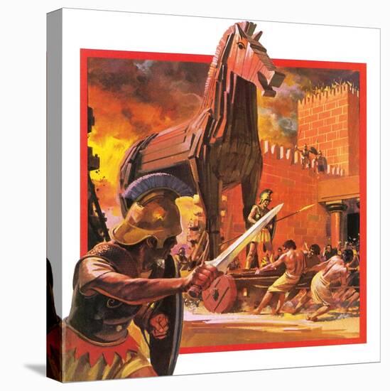 Trojan Horse-Andrew Howat-Stretched Canvas