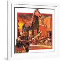 Trojan Horse-Andrew Howat-Framed Giclee Print