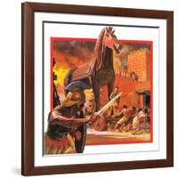 Trojan Horse-Andrew Howat-Framed Giclee Print