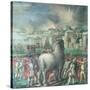 Trojan Horse-Niccolo dell' Abate-Stretched Canvas