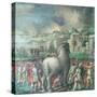 Trojan Horse-Niccolo dell' Abate-Stretched Canvas