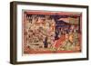 Trojans Leaving For Battle, from the Codex Benito Santa Mora-null-Framed Giclee Print