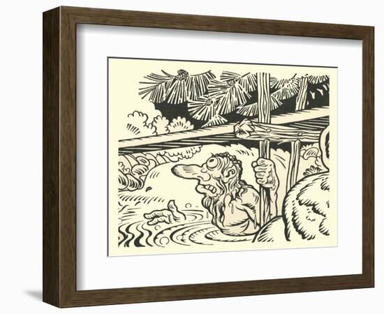 Troll Bridge-Hauman-Framed Art Print