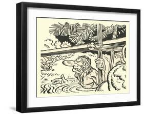 Troll Bridge-Hauman-Framed Art Print