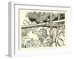 Troll Bridge-Hauman-Framed Art Print