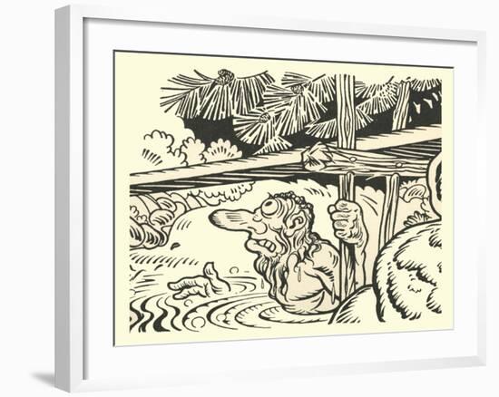 Troll Bridge-Hauman-Framed Art Print