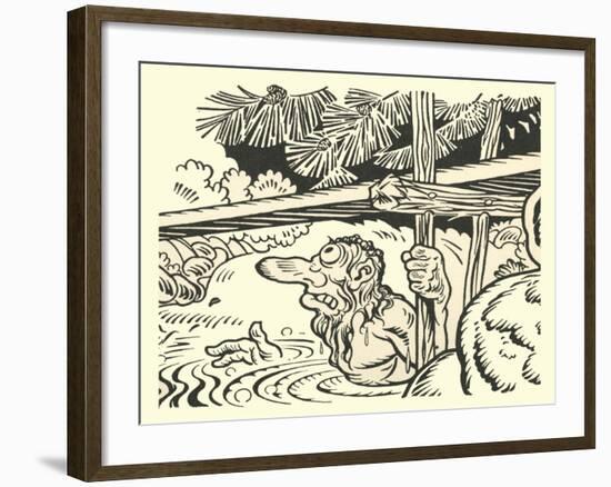 Troll Bridge-Hauman-Framed Art Print