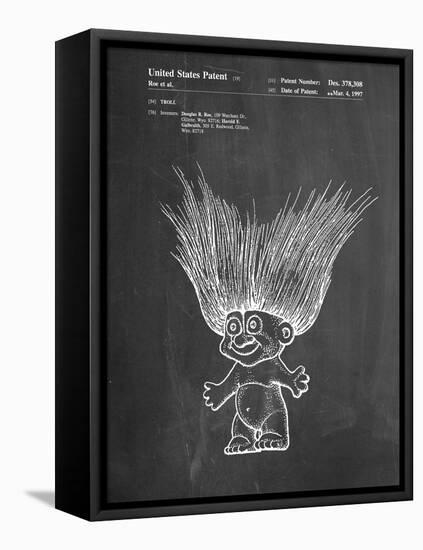 Troll Doll Patent-null-Framed Stretched Canvas