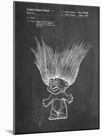 Troll Doll Patent-null-Mounted Art Print